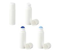 REYIN-CHHN 4 Pcs 100ml Empty Roller Bottle Plastic Roll On Bottles Rollerball Bottles DIY Deodorant Containers with Roller Ball