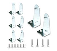 REYIN-CHHN 8PCS Blind Hold Down Brackets Metal Blinds Bottom Rail Holder Replacements for Mini Window Blinds Sunblind Door Hardware Durable Horizontal Blinds Bracket for Windows and Shades 1-3/4"