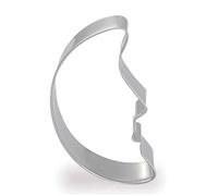 REYIN-CHHN Moon Shaped Cookie Cutter, Stainless Steel Halloween Crescent Moon Biscuit Mold for Festive Party Baking Decor