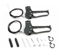 ReyjiuMed Set of 2 Replacement Walker Brakes with 3/4 Wheels, 41" Cable, Adjustable Wheel Lock, with Hardware, Cable, Clip and Grip Left and Right Compatible with TOD