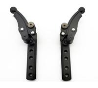ReyjiuMed Wheelchair Brake,Composite Scissor Wheel Locks,Compact Scissor Wheel Lock,DIY,Wheelchairs Replacement Parts (1Pair,Black)
