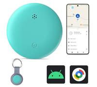 Reyke GPS Tracker for Android - Air Smart Tag Compatible with Google Find My (Only for Android), Key Finder for Keys, Luggage, Suitcase and Wallet, IP66 Waterproof, Blue
