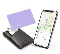 Reyke Slim Wallet Tracker Card, Rechargeable Wallet Finder Compatible with Apple Find My (iOS Only), Item Sorter for Luggage Tags, Mobile Phones, Passports