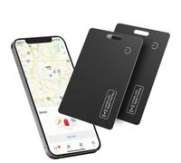 Reyke Slim Wallet Tracker Card, Rechargeable Wallet Finder, IP68 Waterproof, Works with Apple Find My (iOS Only), Item Organizer for Luggage Tags, Phones, Passports