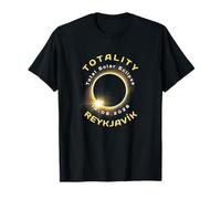 Reykjavik Iceland Solar Eclipse Totality August 12, 2026 T-Shirt