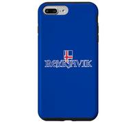 Reykjavik Iceland Souvenir Medieval Typography Iceland Flag Case for iPhone 7 Plus/8 Plus