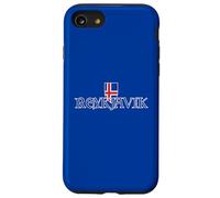 Reykjavik Iceland Souvenir Medieval Typography Iceland Flag Case for iPhone SE (2020) / 7/8