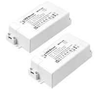 REYLAX 2pcs LED Driver 12V 60W 5A, 240V AC to 12V DC Transformer, Constant Voltage Driver Adapter, Low Voltage Transformers for DIY Light Strips, LED Bulbs and Ring Doorbell