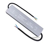 REYLAX LED Driver 24V 150W, IP67 Waterproof Outdoor Lighting Transformer, 6.25A Constant Voltage Power Supply, 100-260V AC to 24V DC Transformer for Garden LED Strip Lights and Shed Light