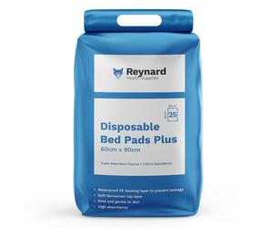 Reynard Disposable Bed Pads Plus | Pack of 25 (60cm x 90cm)
