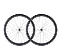 Reynolds AR46 All-Road Carbon Wheelset - 700c - Black / Shimano / 12mm Front - 142x12mm Rear / Centerlock / Pair / 11-12 Speed / Tubeless / 700c