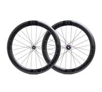 Reynolds Black Label 60 Expert Carbon Wheelset - 700c - Black Shimano Sram XDR 12mm Front - 142x12mm Rear Centerlock Pair 11-12 Speed Tubeless 700c