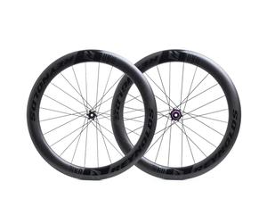 Reynolds Black Label 60 Expert Carbon Wheelset - 700c - Black Shimano Sram XDR 12mm Front - 142x12mm Rear Centerlock Pair 11-12 Speed Tubeless 700c