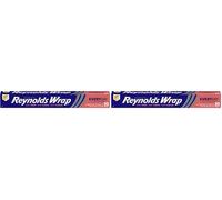 Reynolds Classic Kitchen Foil | Aluminium Foil | Tin Foil for Cooking, BBQ, Roasting | Pack of 2 Roll, 304mm x 9.14m | Packaging May Vary