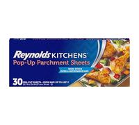 Reynolds Kitchens Pop-Up Parchment Paper Sheets, 10.7x13.6 Inch, 30 Sheets
