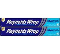 Reynolds Wrap Aluminum Foil, Heavy Duty, 50 sq ft, (2 Pack)