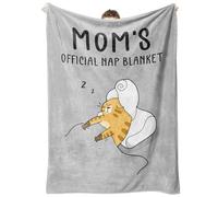 REYOK Mothers Day Blanket Gifts Fluffy Soft Flannel Throw Blanket for Couch Bed Durable Travel Blanket for Animal Lovers Cozy Home Decor Gift for Women Moms Birthday Valentine’s Day Christmas
