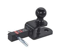 REYSUN 864031 3 in 1 ATV/UTV Trailer Hitch Towing Ball Mount with 2 inch Trailer Ball, Fits 1-1/4 inch Hitch Receiver