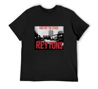 Reyton 4 T-Shirt Boys White t Shirts Oversized t-Shirt Oversized t Shirts Oversized t Shirts for Men Black S