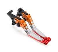 Reyukhn Brake Clutch Lever Motorcycles for CB400SF CB400 SF CB 400SF1992-1998 Motorcycle Hand Brake Clutch Adjustable Levers Handle Folding Extendable Grip(2)