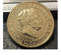 REZAJDUIE Commemorative Coin 1820 United Kingdom - George III Gold Plated Copy Coin Souvenir Coin Essential for Collectors