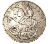 REZAJDUIE Commemorative Coin 1935 United Kingdom -George V Jubilee Silver Plated Copy Coin Souvenir Coin Essential for Collectors