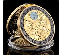 REZAJDUIE Commemorative Coin Usa Skull Sniper Police Military Army Die Tired Usa Challenge Coins Collectible Gift