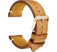 REZERO Leather Watch Straps, Italian Top-Grain Calfskin Watch Bands, Watch Band Replacements with Distressed Matte Finish for Men, Women 18mm 19mm 20mm 21mm 22mm 23mm 24mm