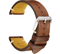 REZERO Leather Watch Straps, Italian Top-Grain Calfskin Watch Bands, Watch Band Replacements with Distressed Matte Finish for Men, Women 18mm 19mm 20mm 21mm 22mm 23mm 24mm