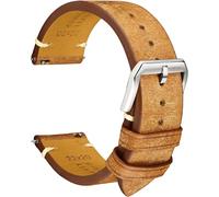 REZERO Leather Watch Straps, Italian Top-Grain Calfskin Watch Bands, Watch Band Replacements with Distressed Matte Finish for Men, Women 18mm 19mm 20mm 21mm 22mm 23mm 24mm