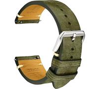 REZERO Leather Watch Straps, Italian Top-Grain Calfskin Watch Bands, Watch Band Replacements with Distressed Matte Finish for Men, Women 18mm 19mm 20mm 21mm 22mm 23mm 24mm