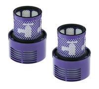 REZSOVEE 2 Pcs Vacuum Cleaner Replacement Filter Cartridges, Easy To Clean, Compatible with Dyson V10, SV12, Cyclone, Animal Absolute, and Total Clean Vacuum Cleaner Filter Accessories