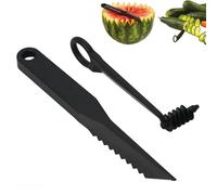 REZSOVEE 2PCS Kitchen Spiral & V-Shaped Cutter Set, Manual Slicer for Spirals and Crispy V-Cuts, Effortless Veggie Prep Tool for Salads, Noodles & Garnishes