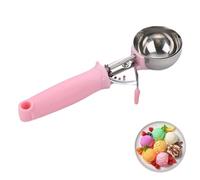 REZSOVEE Ice Cream Scoop with Trigger Release, Premium Stainless Steel Cookie & Dough Scooper for Baking, Mashed Potatoes, and More