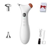 Rezuri - 4-in-1 Jaw Massager, Cura Pen Relief Device Jaw Massager, Jaw Massagers Tmj, with Soothing Heat Vibration, for Double Chin, Face & Neck (red)