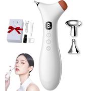 Rezuri - 4-in-1 Jaw Massager,Rezuri TMJ Massager,Cura Pen TMJ Relief Device with Soothing Heat Vibration, Facial Sculpting Device, Relieves Jaw Face/Neck Pain Stiffness (Red)