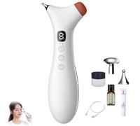 Rezuri - 4-in-1 Jaw Massager, Rezuri TMJ, with Soothing Heat Vibration, jaw Massager tmj, Facial Sculpting Device, for Double Chin, Face & Neck (Red)