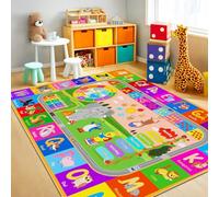 Rezutan Kids Rug for Playroom ABC Alphabet Rug for Kids Play Mats for Floor Machine Washable Area Rug for Bedroom, Nursery, Classroom Educational Carpet for Girls Boys, 200x230CM