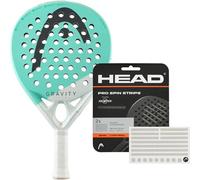 Rezztek Pro Spin Strips for Padel Racquets - Head Gravity Team 2024 - Bundle for Maximum Control, Spin and Comfort - Ultralight & Precise