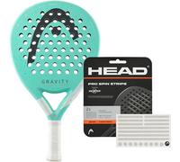 Rezztek Pro Spin Strips for Padel Racquets - Head Gravity Team Light 2024 - Bundle for Maximum Control, Spin and Comfort - Universal & Easy to Apply