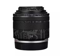 RF 24 1.8 Lens Cap Skin Anti-Scratch Camera Sticker Protective Wrap Film Body Protector Decal for Canon RF 24mm F1.8 STM(Circuit Titanium)