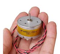 RF-500TB-12560 DC 6V-12V 5400RPM 32mm Diameter Round Spindle Motor Precious Metal Brush 1Pcs