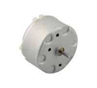 RF-500TB-12560 DC Motor 3V-12V High Performance Low Noise for Toys Alarms Air Fresheners 5500RPM 32x17.5mm Silver