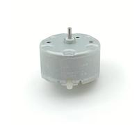 RF-500TB-12560 Small 500 Motor DC 5V 6V 9V 12V 5700RPM 32mm Diameter Round Spindle Motor 1Pcs(Model A)