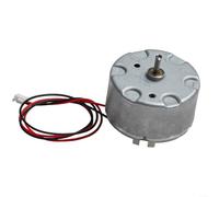RF-500TB-18280 DC Motor 3V-6V 5650RPM 32mm Diameter Electric Motor for CD Players DVD Players VCRs Spray Machines Solar Experiments Low Voltage Current Metal Silver