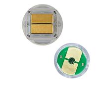 RF Beauty Machine Cartridge Accessory Disposable Micro Replacement Heads 5pcs Set Transparent Housing Green Circuit Board Gold or SilverContacts For Beauty-Nano pins-Gold