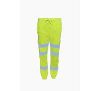 RF BY HARJAS Mens HI VIZ HIGH Visibility Combat Trouser Jogging Bottom - Workwear Joggers -(AS PER ISO 20471:2013) RF0250_JOGGERYELLOW_XXL Yellow