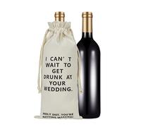RF&CM Engagement Wine Bottle Gift Bags, Funny Engagement Gift, Pairs well with Engagements, Engagement Gift for Couples, Gift for her, Engagement Party Ideas, Bride Gift