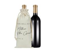 RF&CM Pairs Well with Mother of The Groom Duties, Mother of The Groom Gift, Mother of Groom Gift, Bridesmaid Duties, Mother of The Groom Thank You,Wine Bottle Gift Bags