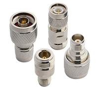 RF Coax Adapter Kits 4 type N-type to TNC male to female Straight Antenna Connector for SDR Antenna CCTV WiFi Antenna Adapter